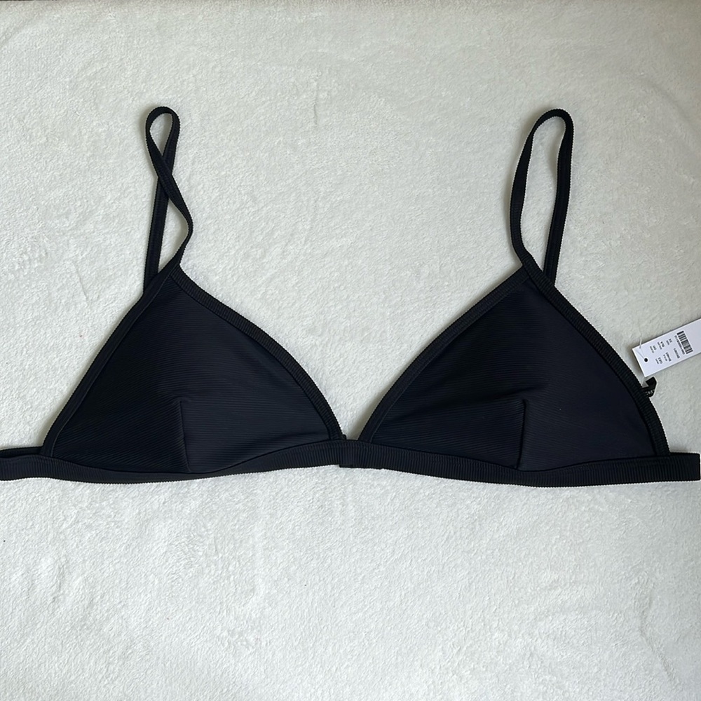 J. Crew Women’s Plus Size Ribbed Triangle Bikini Top Size 3X